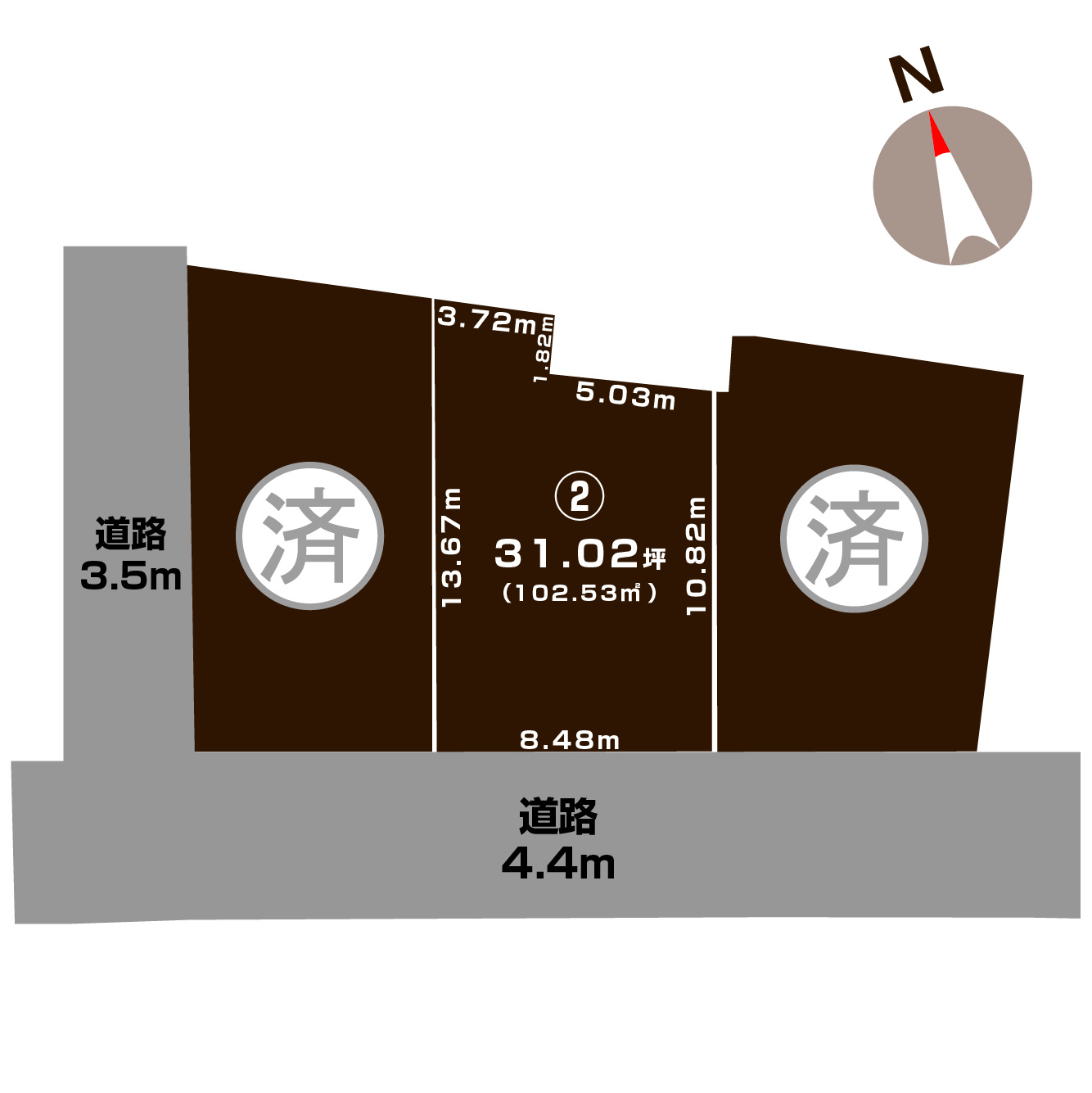 新潟県新潟市中央区南万代町の土地・分譲地画像